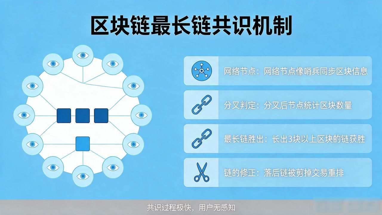 区块链如何计算最长_区块链最长链工作量证明_节点累积难度挖矿产量